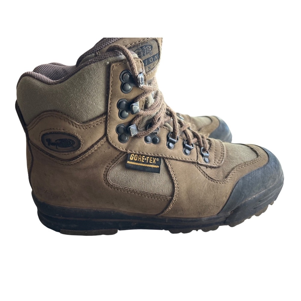 Vasque Clarion Gore-Tex Hiking Boots Mens Brown Leather Waterproof V-Lug Design